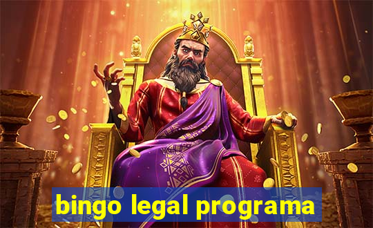 bingo legal programa